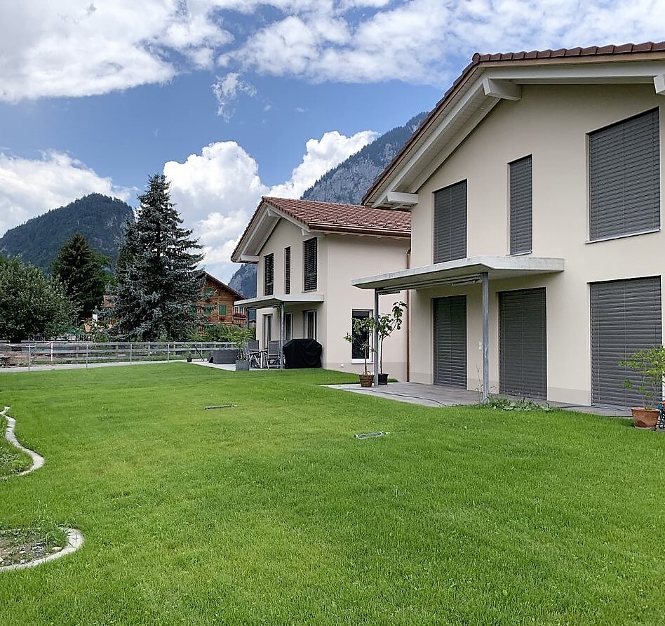 Einfamilienhäuser Wimmis mit Blick ins Grüne