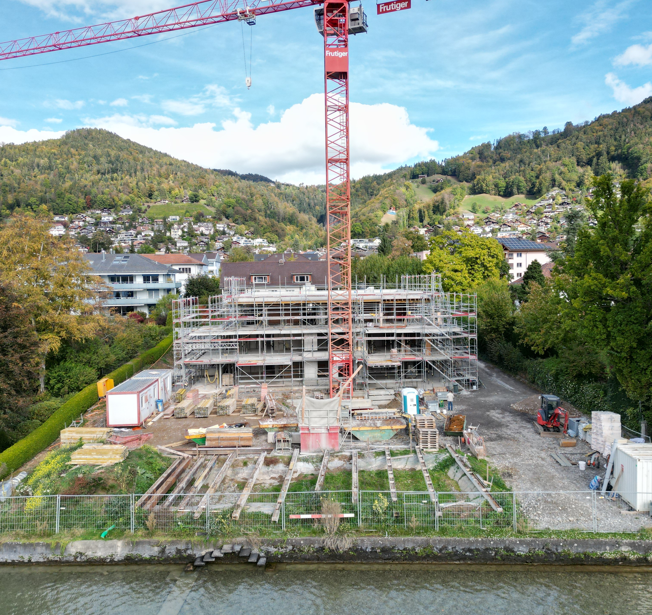 Haus am Thunersee, Ersatzneubau, Seesicht,Seelage
