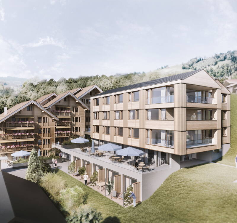 Projektwettbewerb Alters- und Pflegeheim Rägeboge, Sigriswil